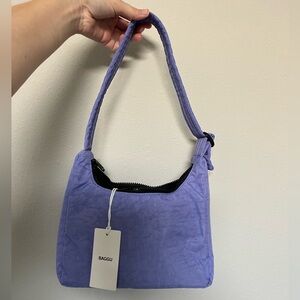 Mini Bluebell Nylon Shoulder Bag Baggu